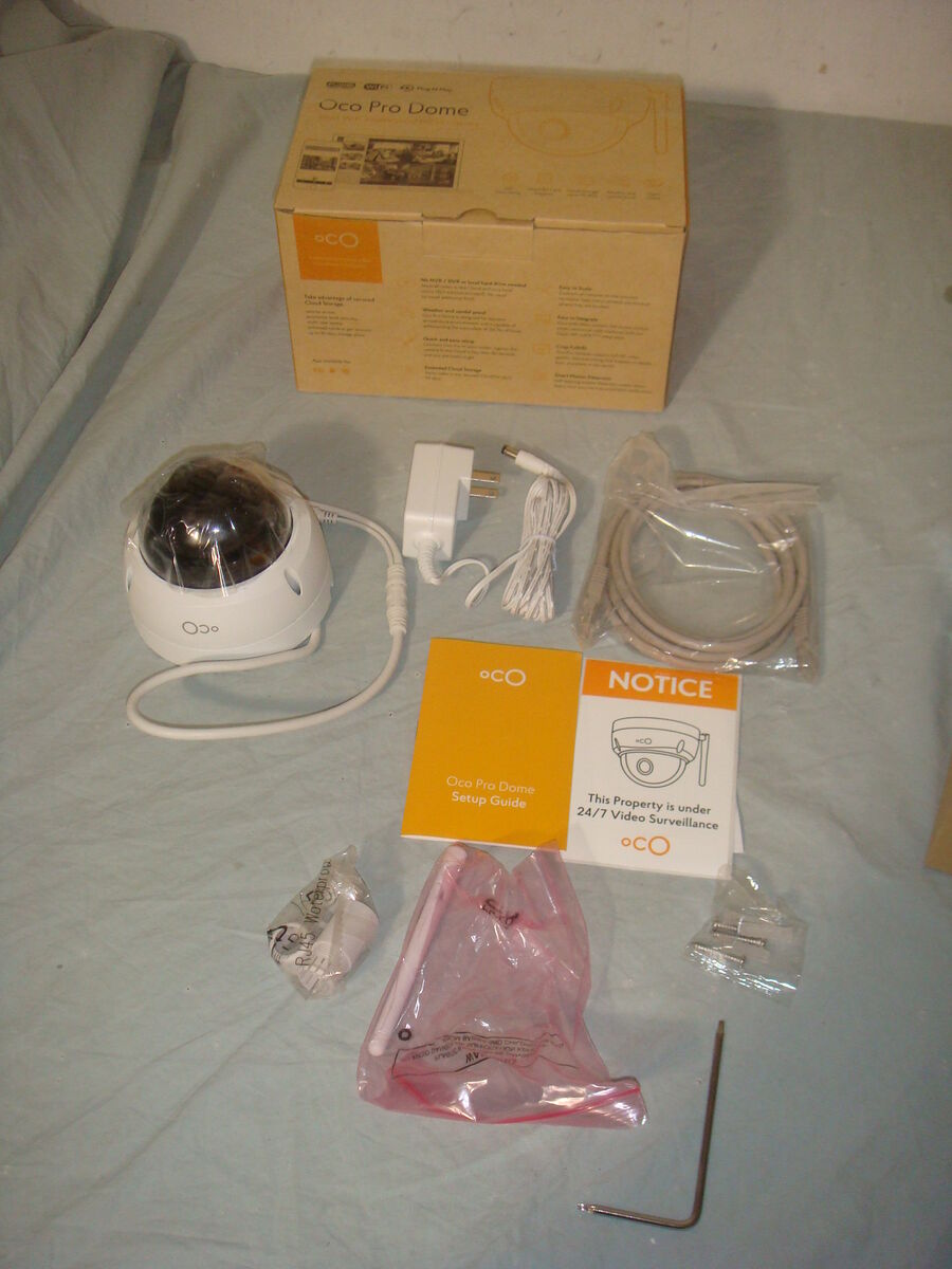 OCO PRO DOME SMART INDOOR/OUTDOOR 1080P VIDEO SURVEILLANCE SECURITY CAMERA SYSTEM