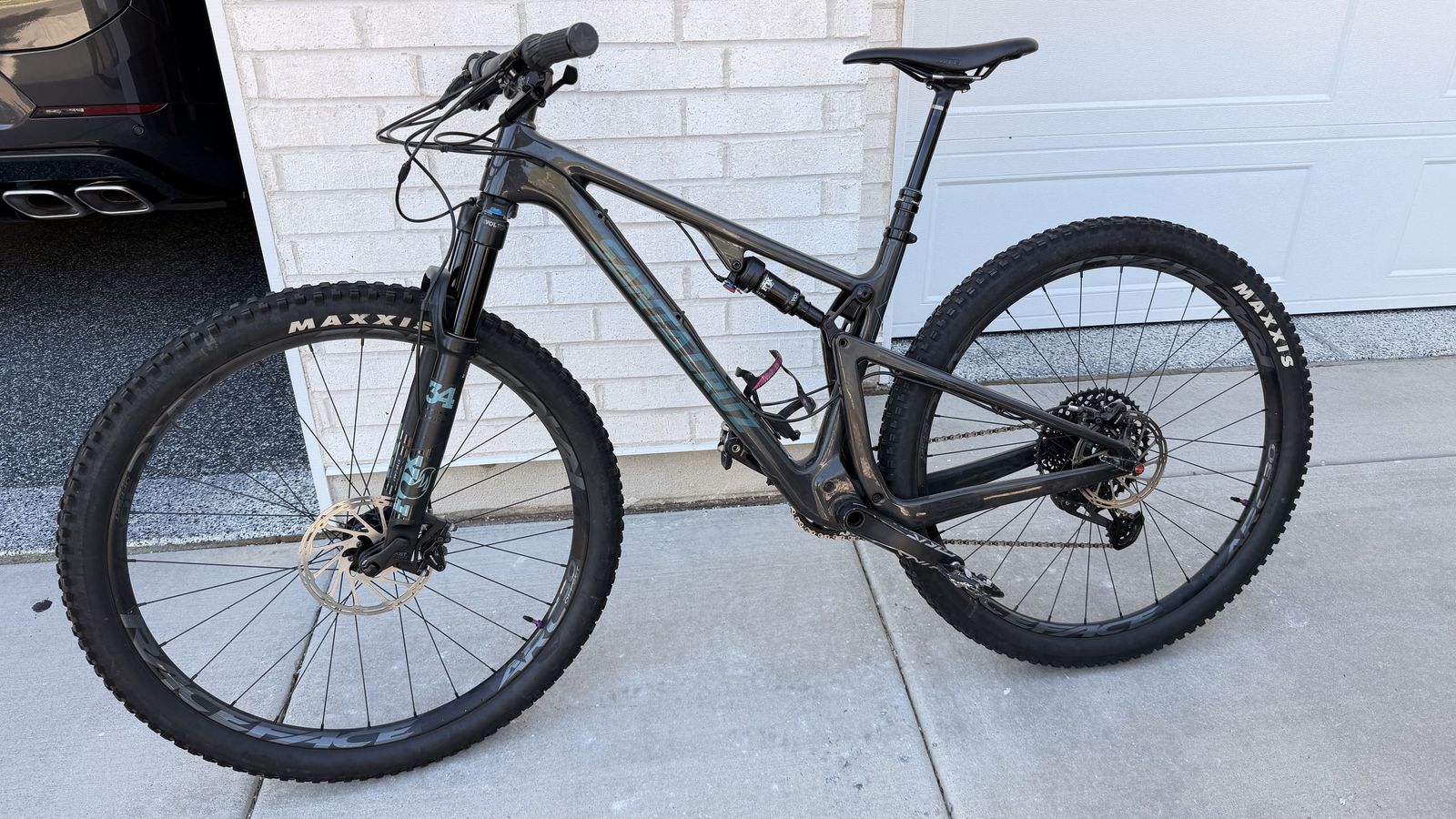 2020 Santa Cruz Blur TR Carbon C S-Kit Mountain Bike - Size Medium, FOX 34, SRAM GX