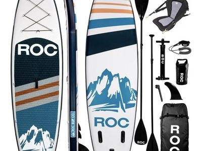 2 ROC Paddle Boards, Kayak Seats + E Pump