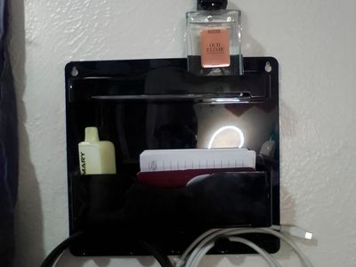 bedside wall shelf
