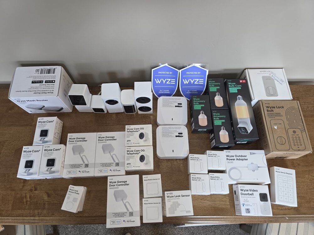 Wyze cameras, security, wifi!