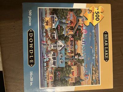 Dowdle Folk Art Bear Lake Puzzle