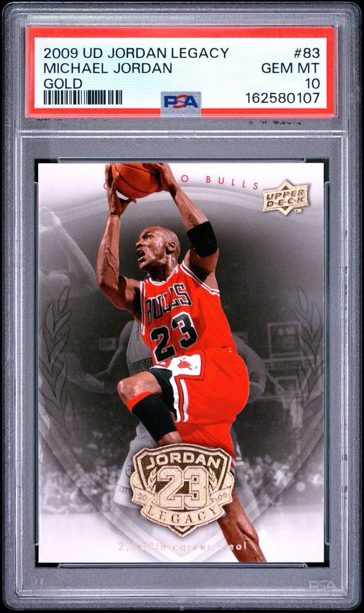2009 Upper Deck Michael Jordan Legacy Gold #83 PSA 10