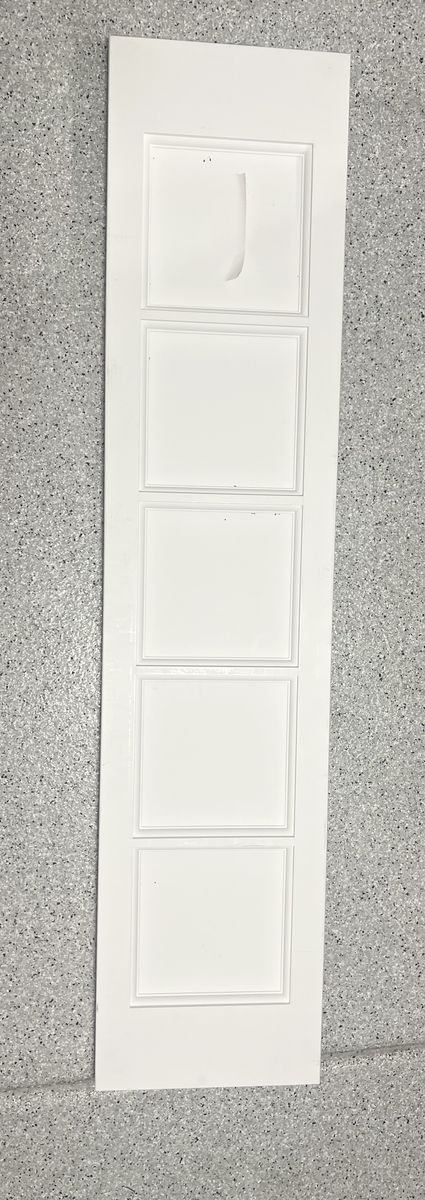 Transom 5/0 x 13 1/2 clear tempered glass