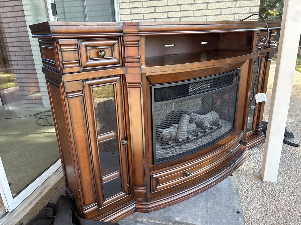 Electric Heater Fireplace Mantel