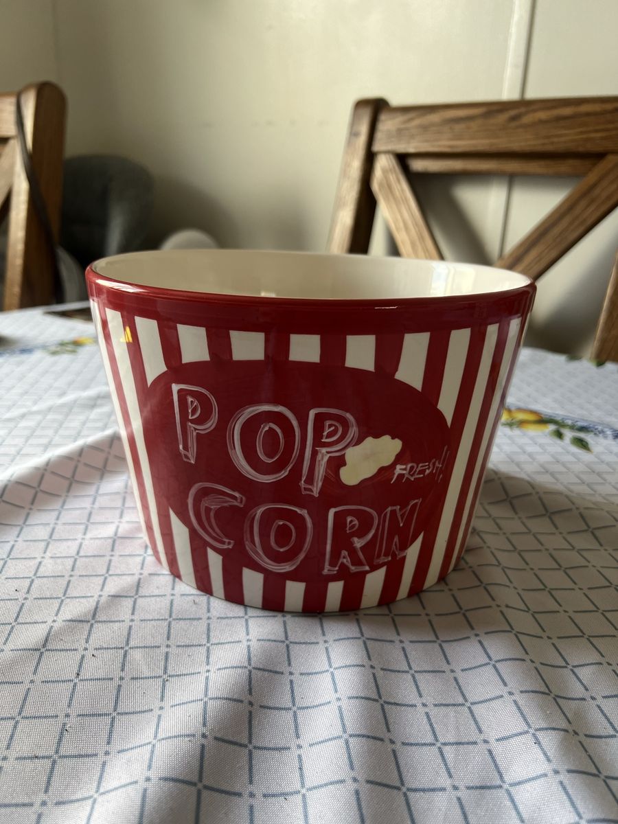 Handcrafted Popcorn Bowl