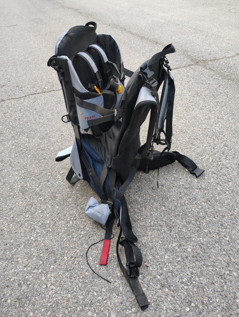 Sherpani Backpack Child Carrier - Grey/Black Hiking Backpack for Toddlers