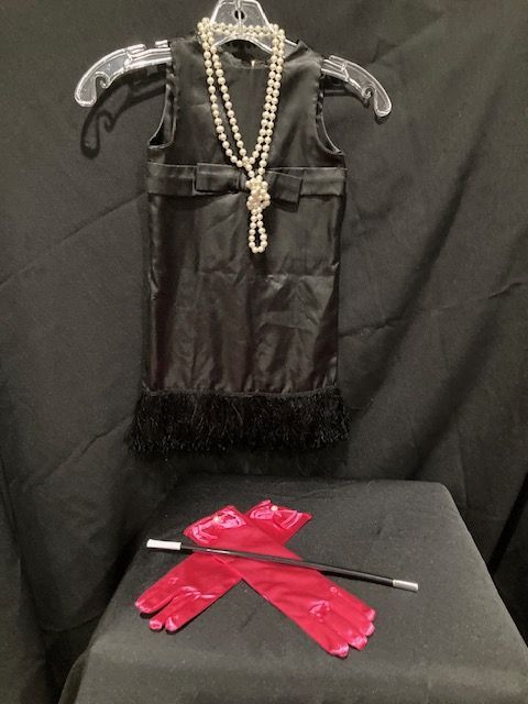 BREAKFAST at TIFFANY's Dress w/fringe  Size CHILD 4/6     $25