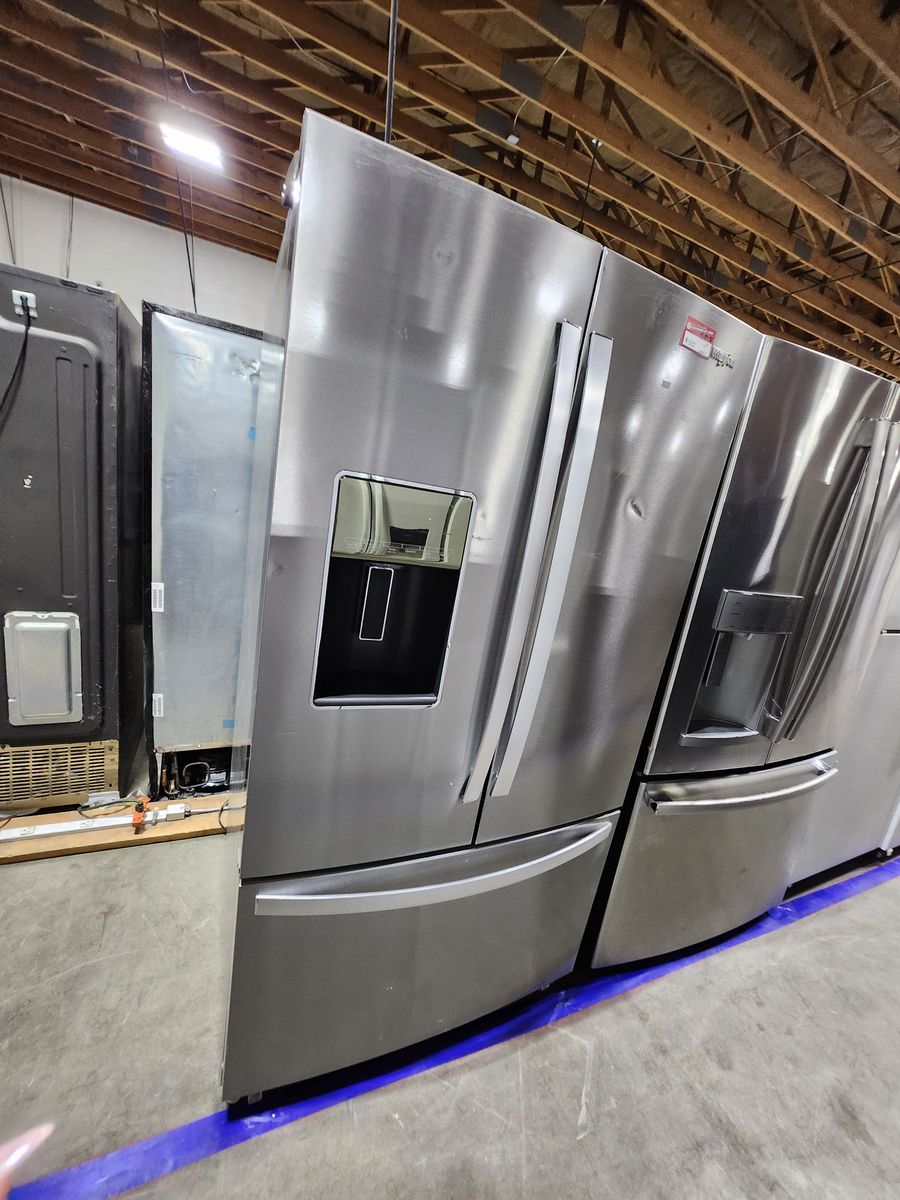 LOW PRICE GUARANTEED! WHIRLPOOL STAINLESS STEEL FRENCHDOOR FRIDGE