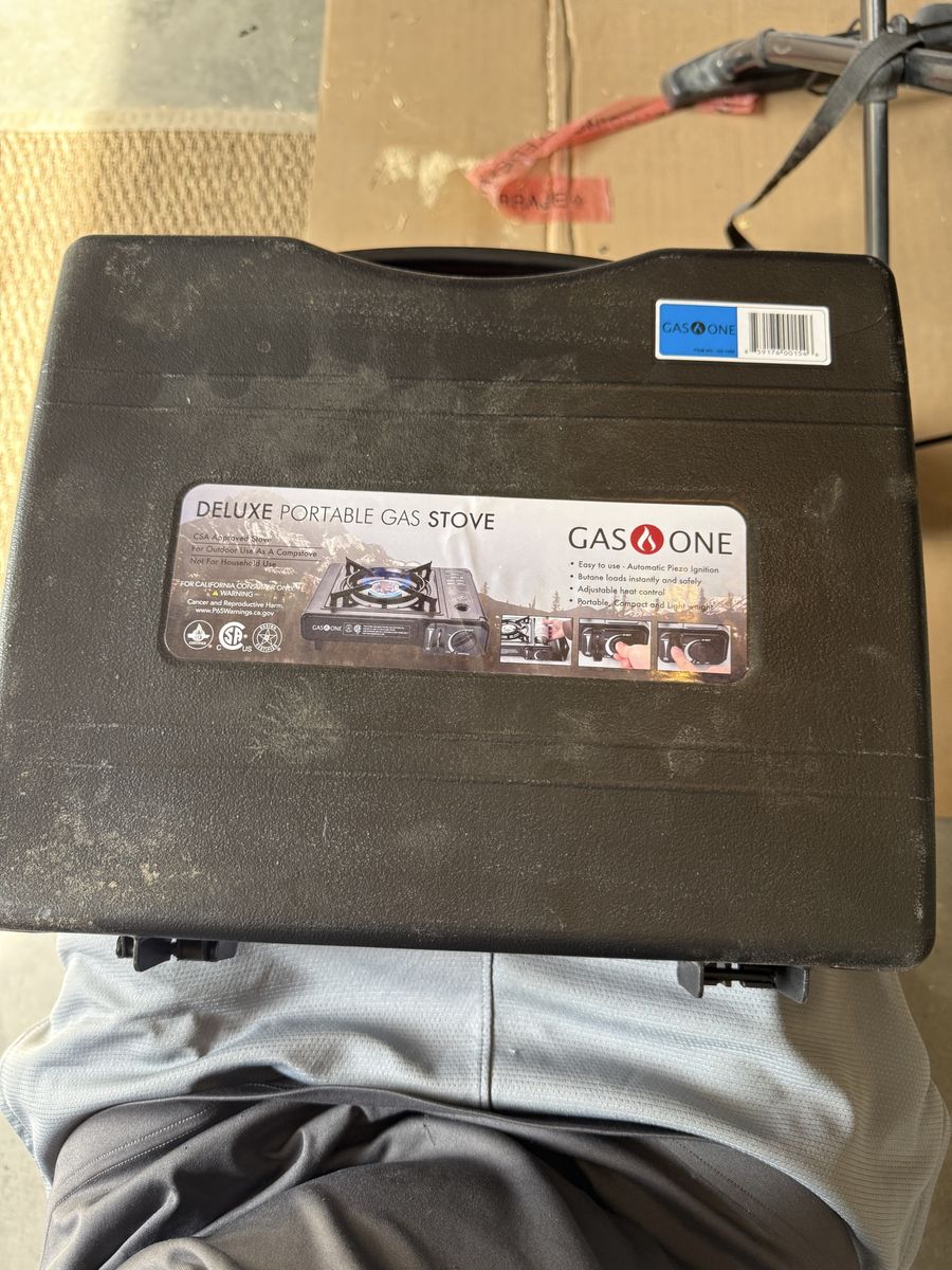 Portable butane stove top