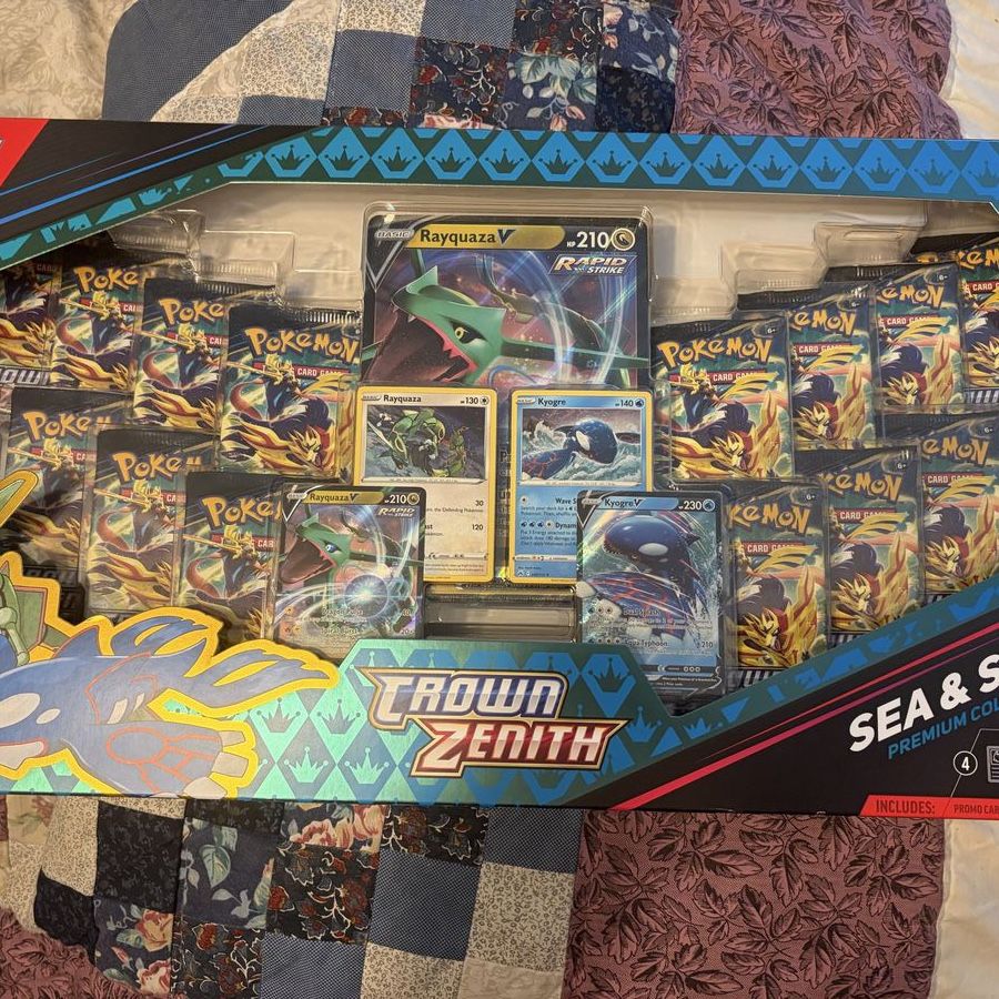 Pokemon TCG Crown Zenith Sea & Sky Premium Collection Box