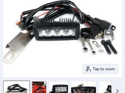 Brand new dirt bike 4” light bar full setup