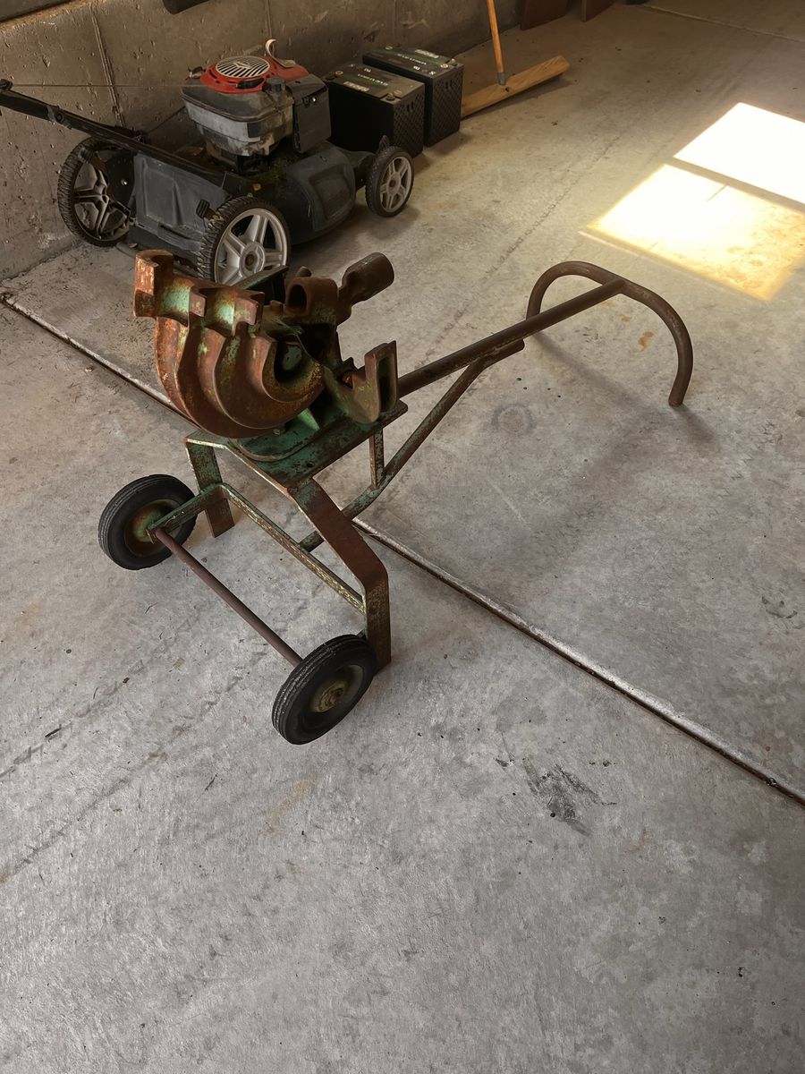 Greenlee pipe bender.