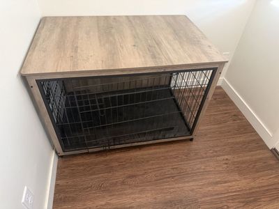 Wooden Furniture Style Dog Crate