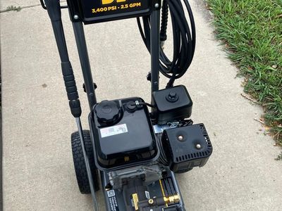 BE Pressure Washer 3,400 PSI 2.5 GPM Gas Powered