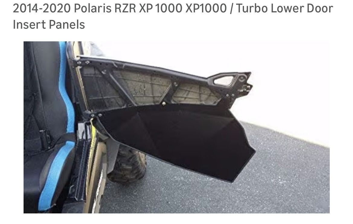 Polaris RZR XP4 Turbo Lower Doors.
