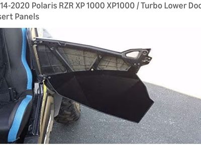 Polaris RZR XP4 Turbo Lower Doors.