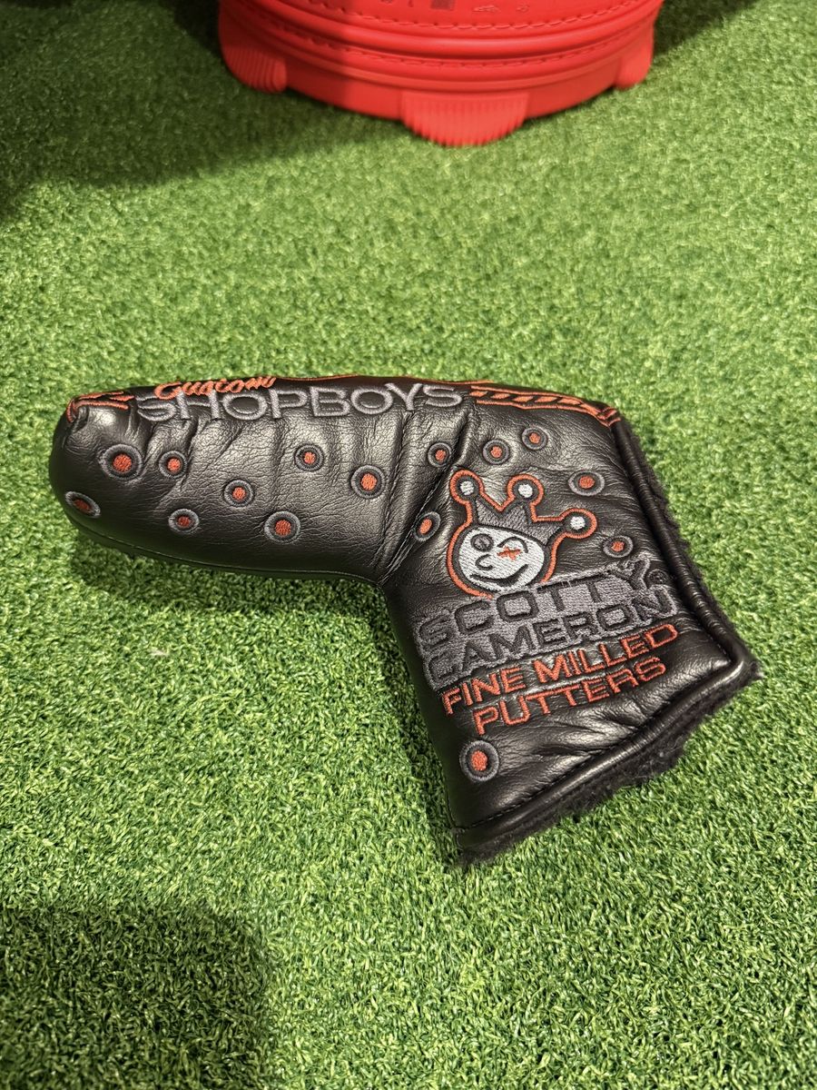Scotty Cameron Custom Shop Boys Jackpot Johnny Blade Putter Head Cover Black/Gray/Red