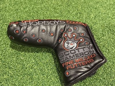 Scotty Cameron Custom Shop Boys Jackpot Johnny Blade Putter Head Cover Black/Gray/Red