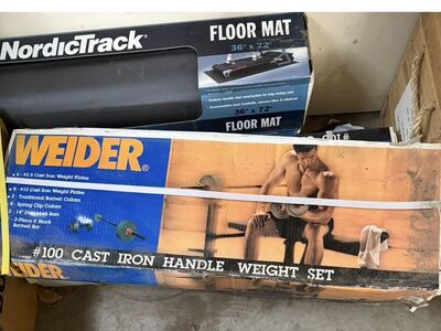 Weider #100 Cast Iron Handle Weight Set