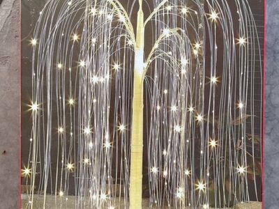 4' Christmas Twinkle Willow Tree