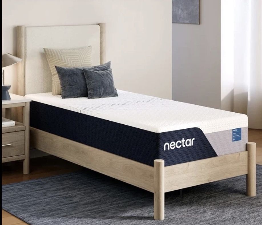 Nectar Classic 12” Twin Mattress - Medium Firm - Contouring Memory Foam - Cooling Top Layer -m