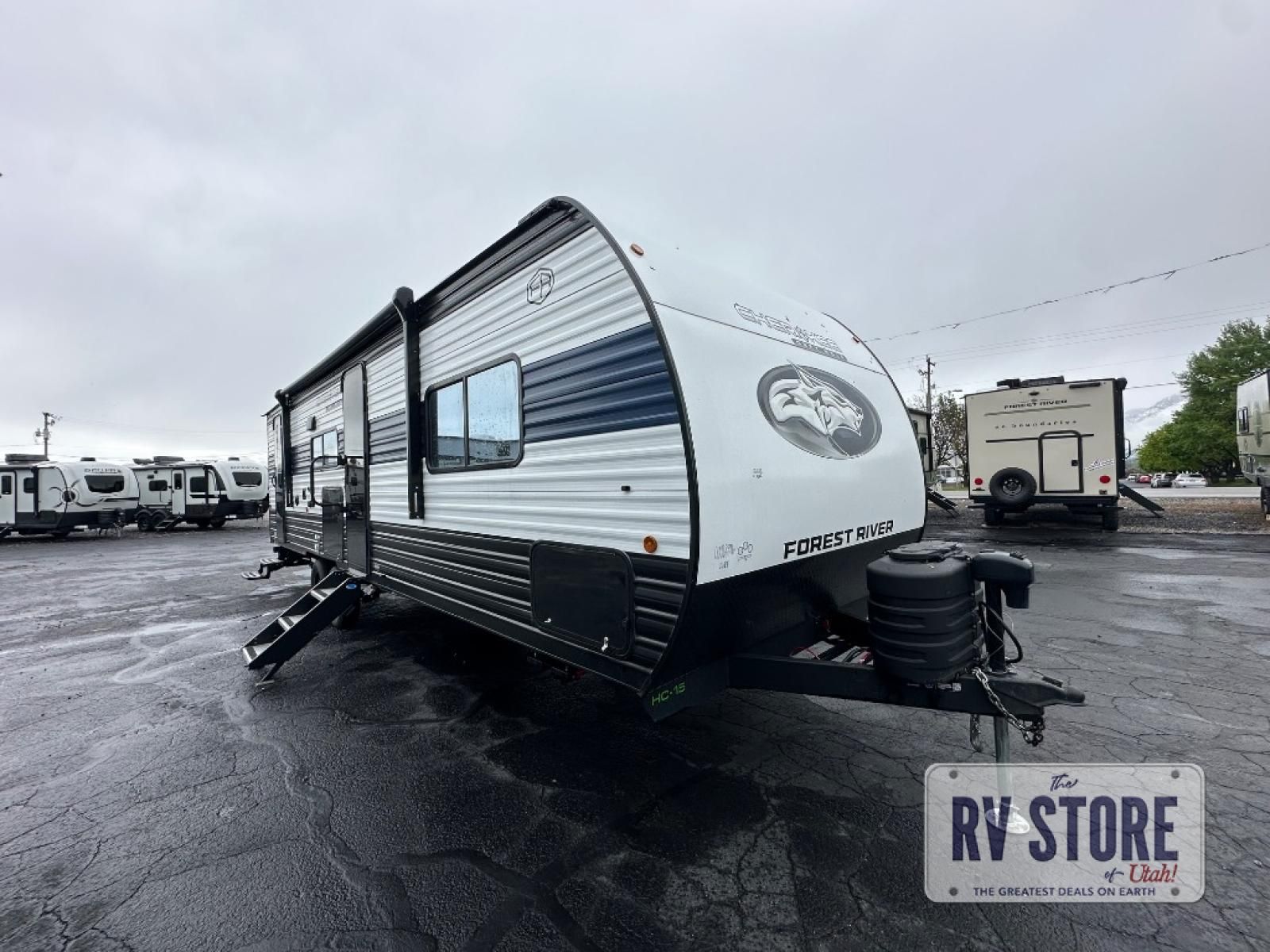 2026 Forest River RV Cherokee Grey Wolf 26KF Bunkhouse|Front Bedroom|Outdoor Kitchen|Two Entry/Exit Doors|U Shaped Dinette