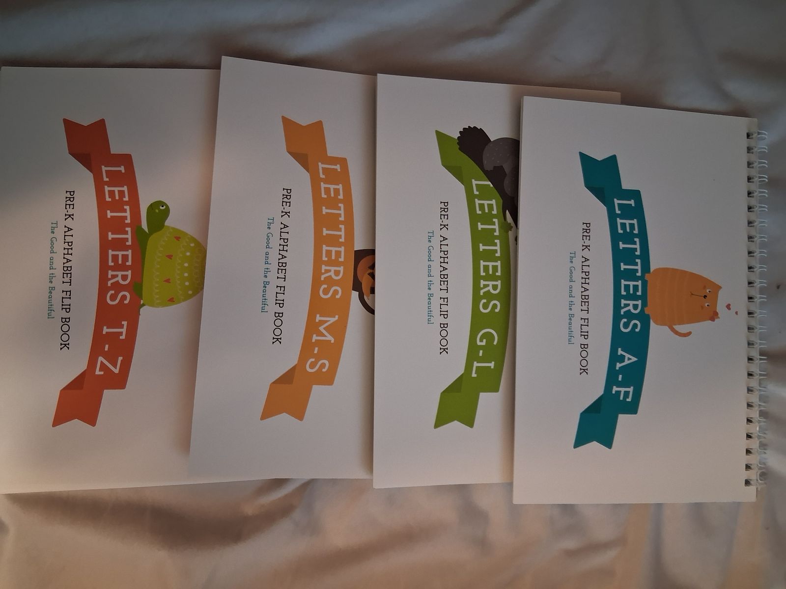 The Good and the Beautiful Preschool Course Set with Alphabet Flip Books & Practice Sheets