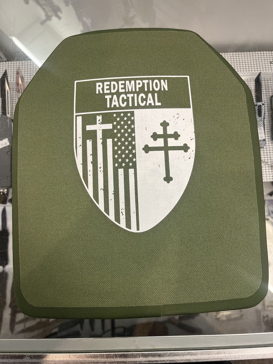 Redemption Tactical Set Of 2 Level 4 Plates 10x12''