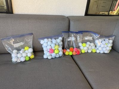 Lightly Used Golf Balls