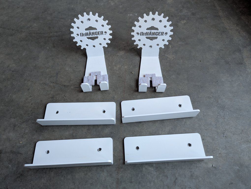 DaHANGER Wall Mount Bike Hanger - White