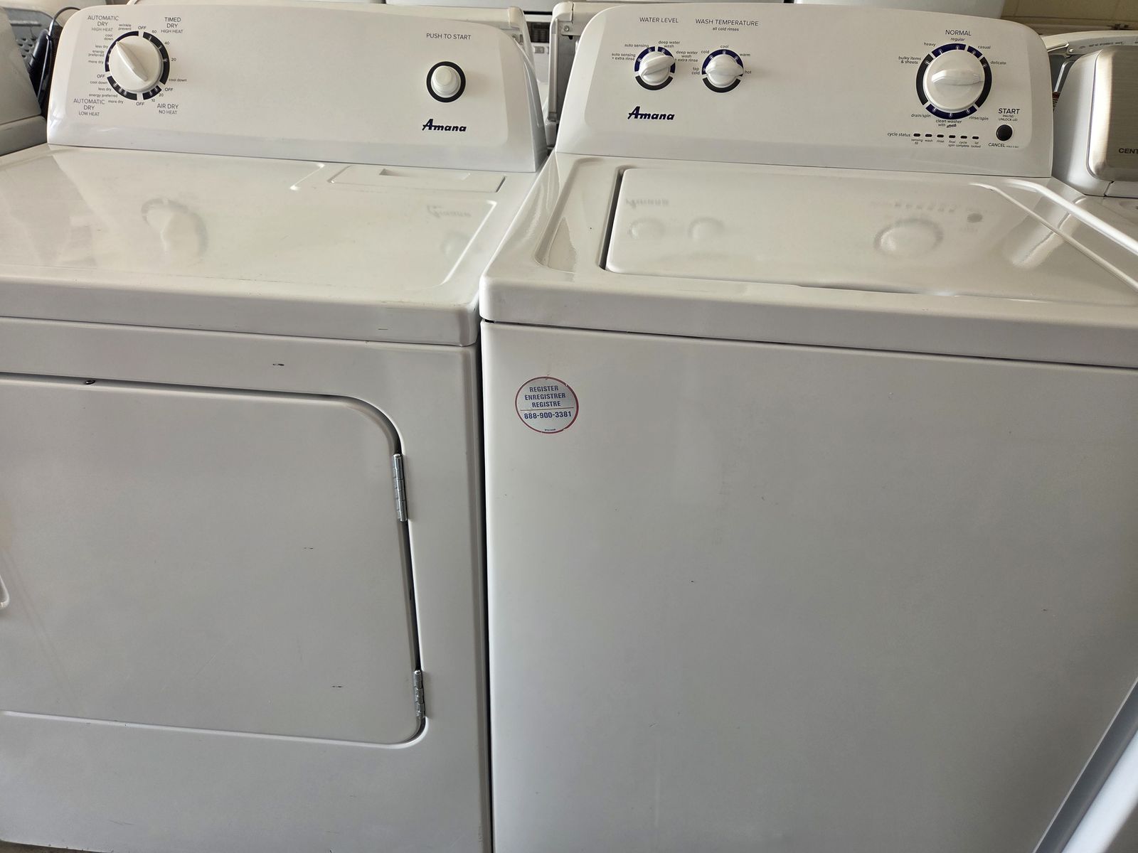 Amana Washer and Dryer Set