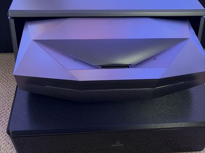 AWOL Vision Aetherion Max 4K UHD Ultra Short Throw Triple Laser Projector & ALR Screen and Smart Stand.