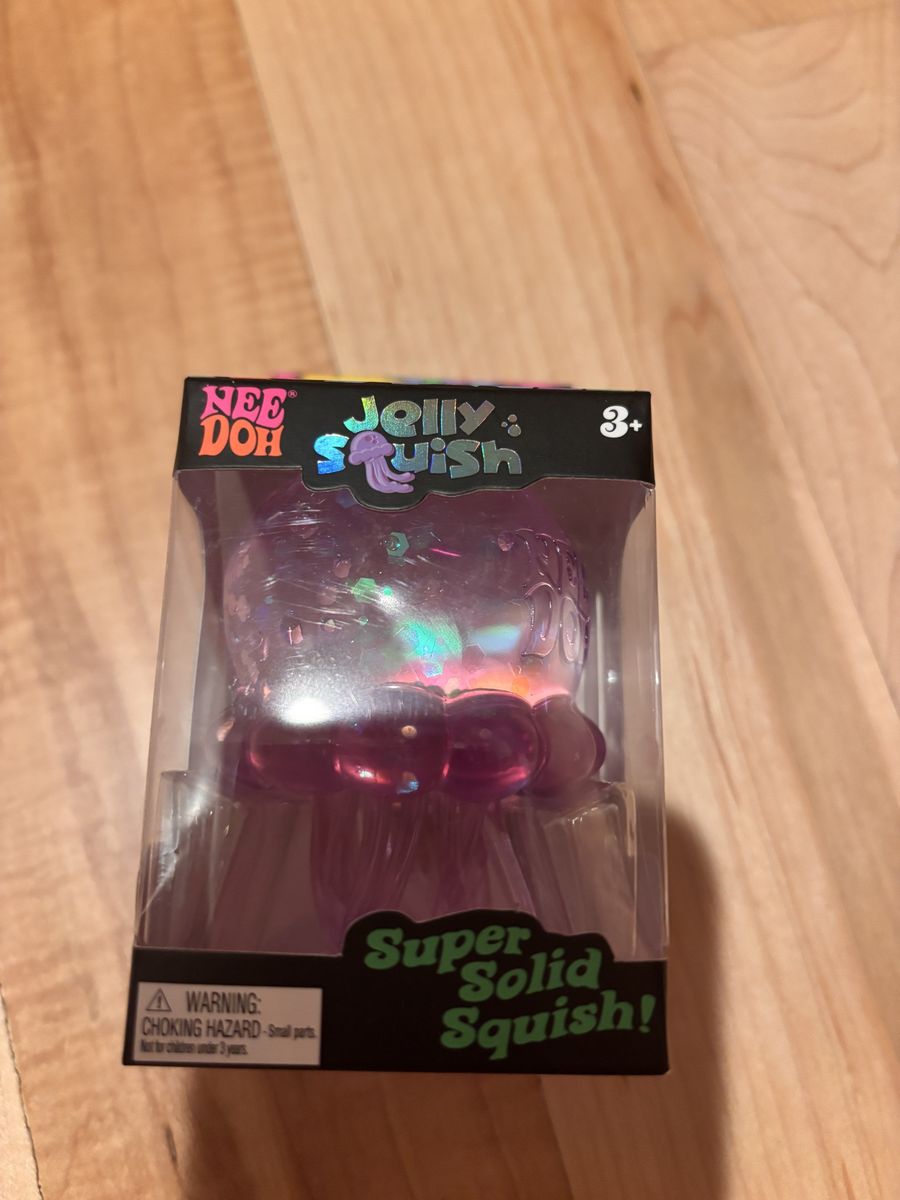 NeeDoh Jolly Squish Jellyfish Toy New In Box