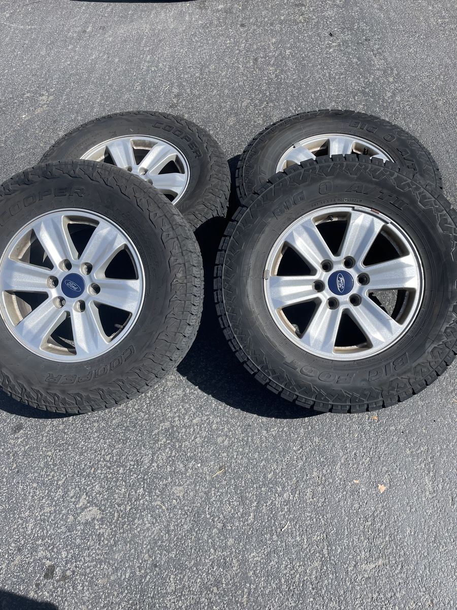 265/75r17 6x135 F150 Wheels Fresh Tires