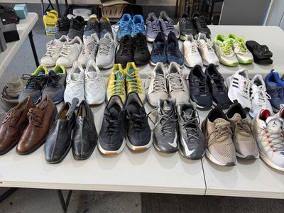 Men's Shoe Lot Sizes 10.5-11.5 - Nike, Adidas, Jordan, Athletic & Dress
