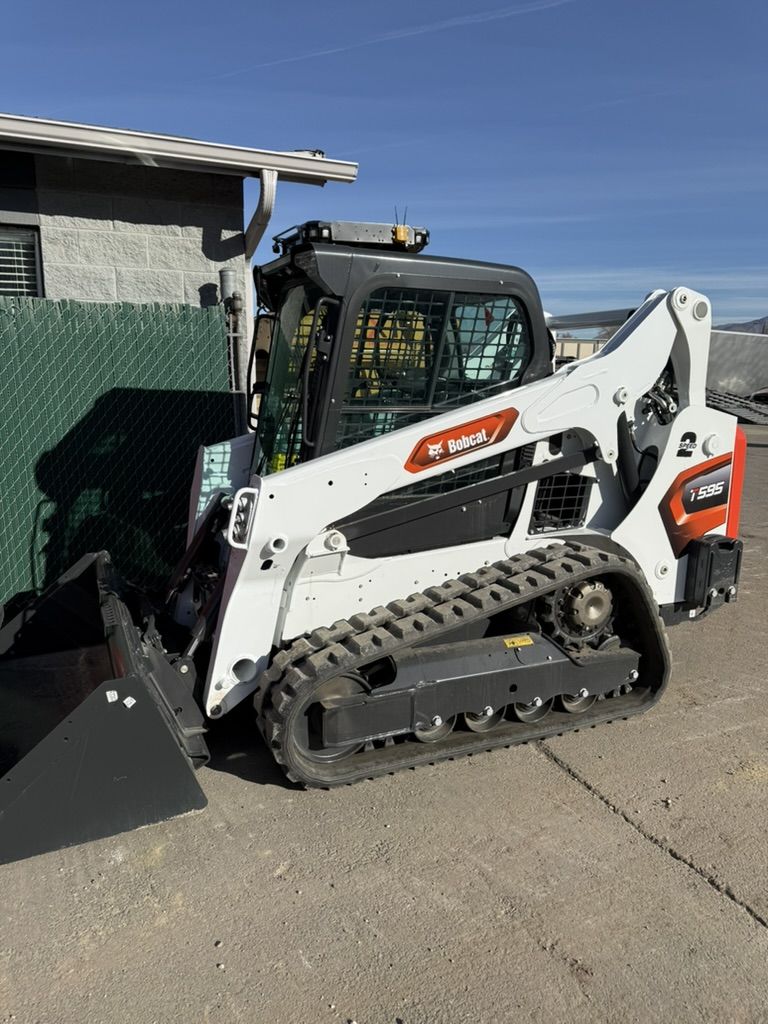 Bobcat T595 Track Skid Steer Rental – Compact Track Loader - Enclosed with heat and AC - Half Day options