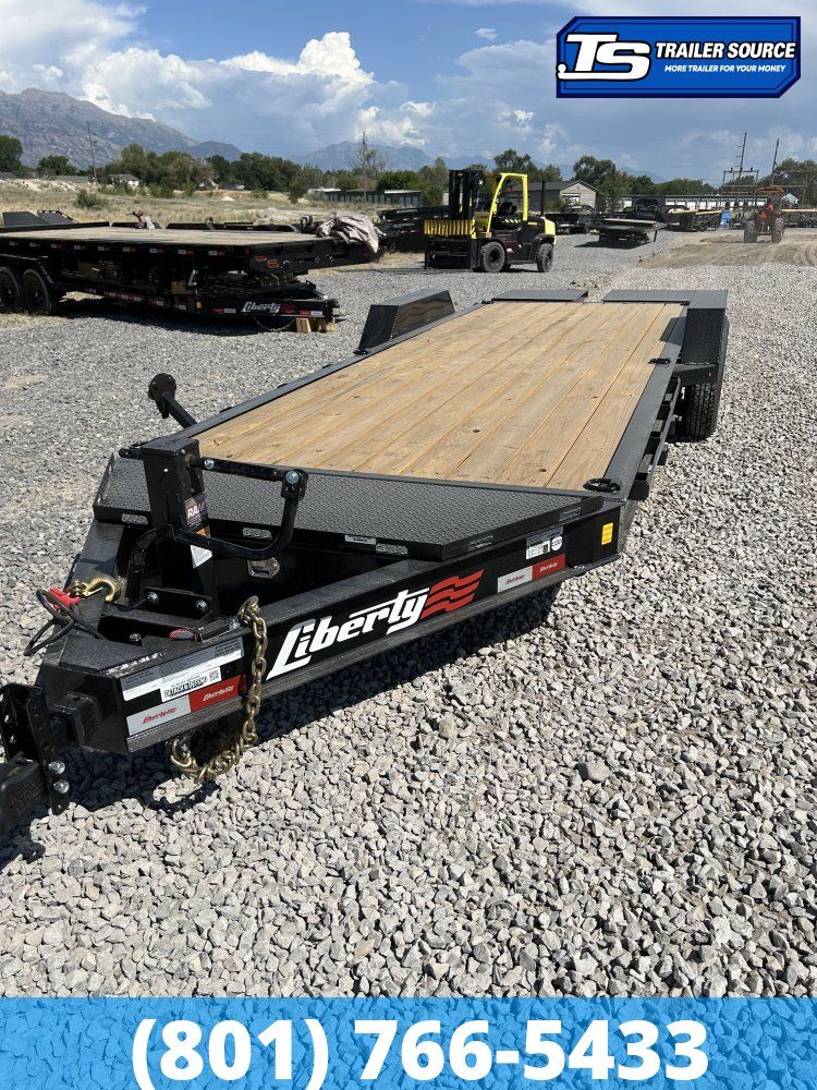 7x22 Liberty LE I-Beam Equipment Trailer - 15.4K GVWR - Detach and Defend Coupler