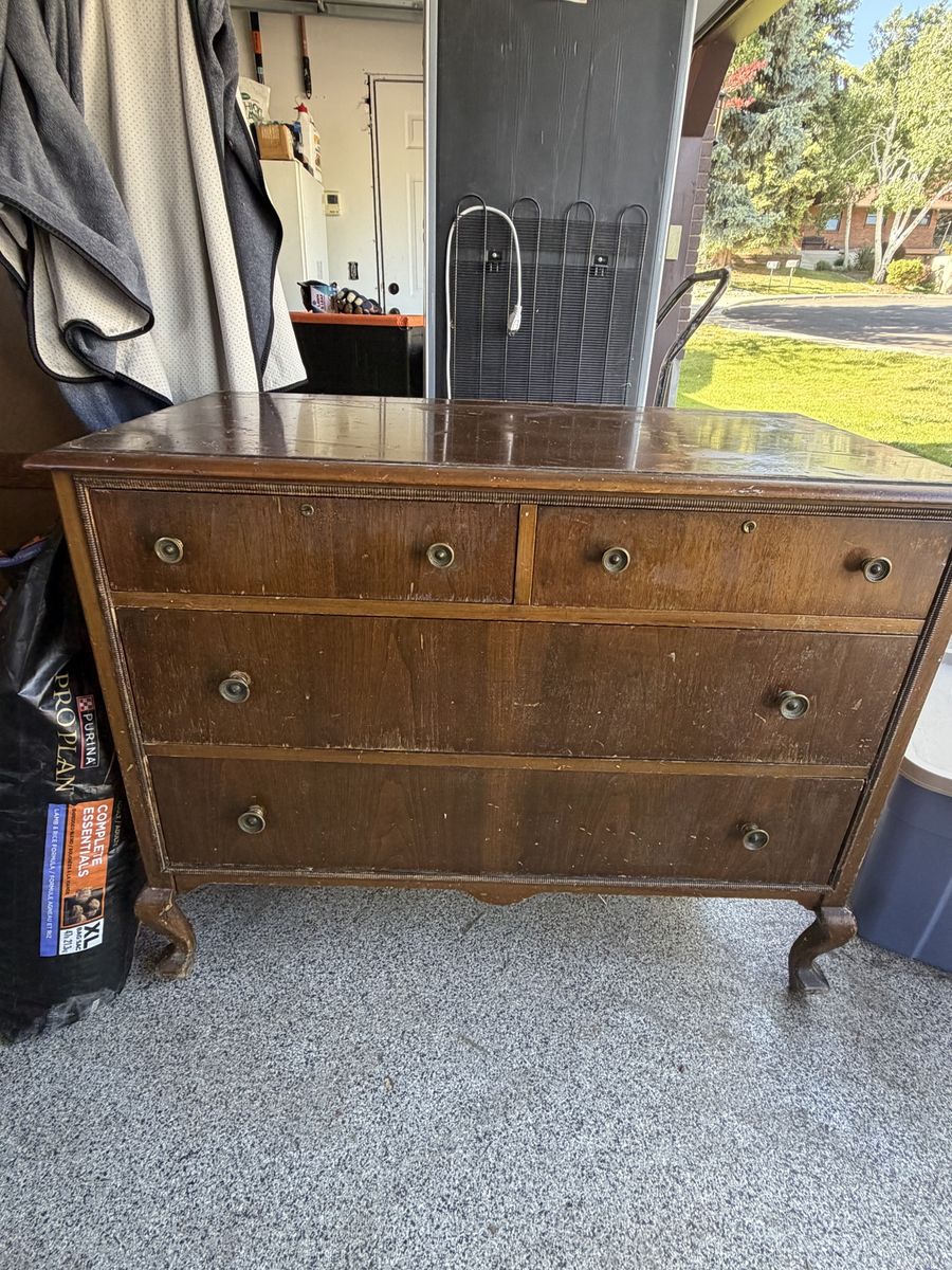 Antique wooden dresser