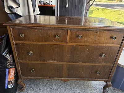 Antique wooden dresser