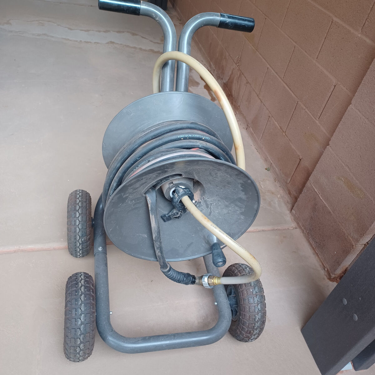 4-Wheel Garden hose Reel Cart