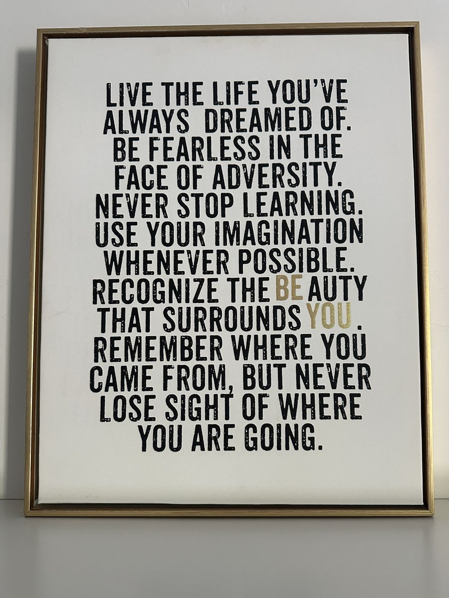 16x20" Canvas Framed Wall Art