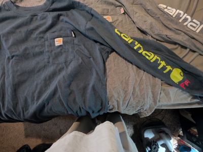 2 FR long sleeve Carhartt shirts size XL