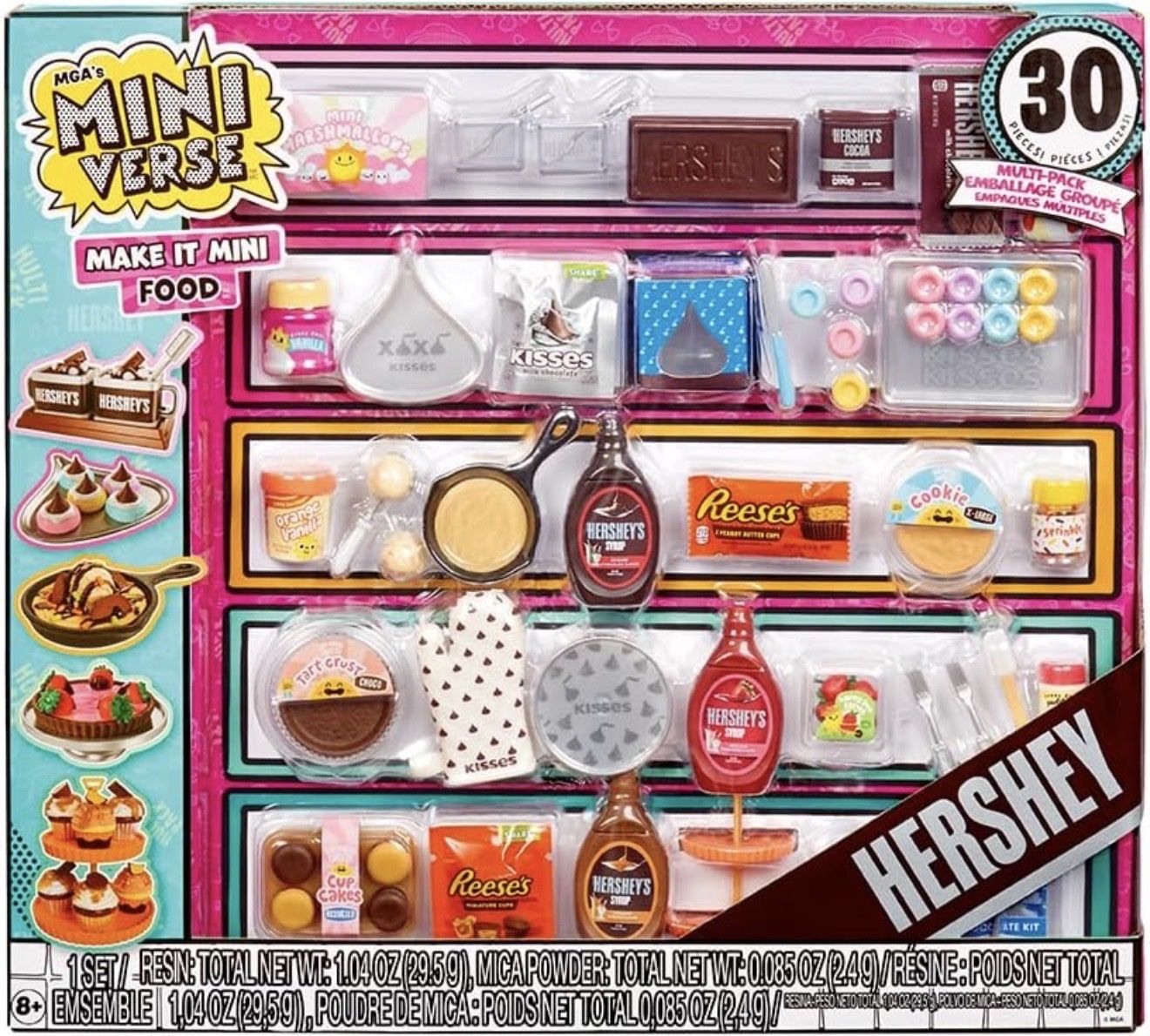 Miniverse Hershey make it mini food, big pack NEW