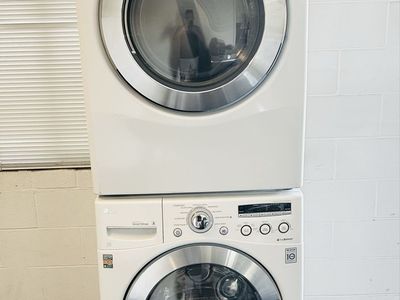 LG stackable or side by side washer and dryer set