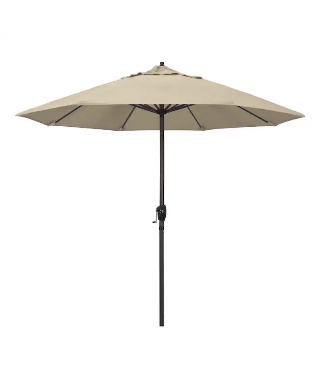 9ft Beige Patio Umbrella w/Crank & Tilt