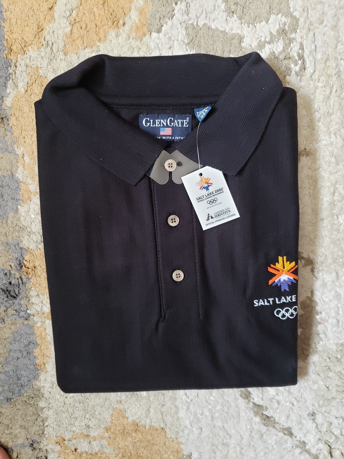 GlenGate black Olympic Salt Lake 2002 shirt