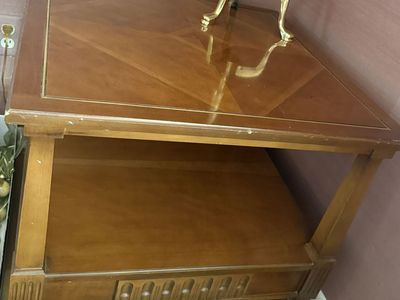 Wooden side table