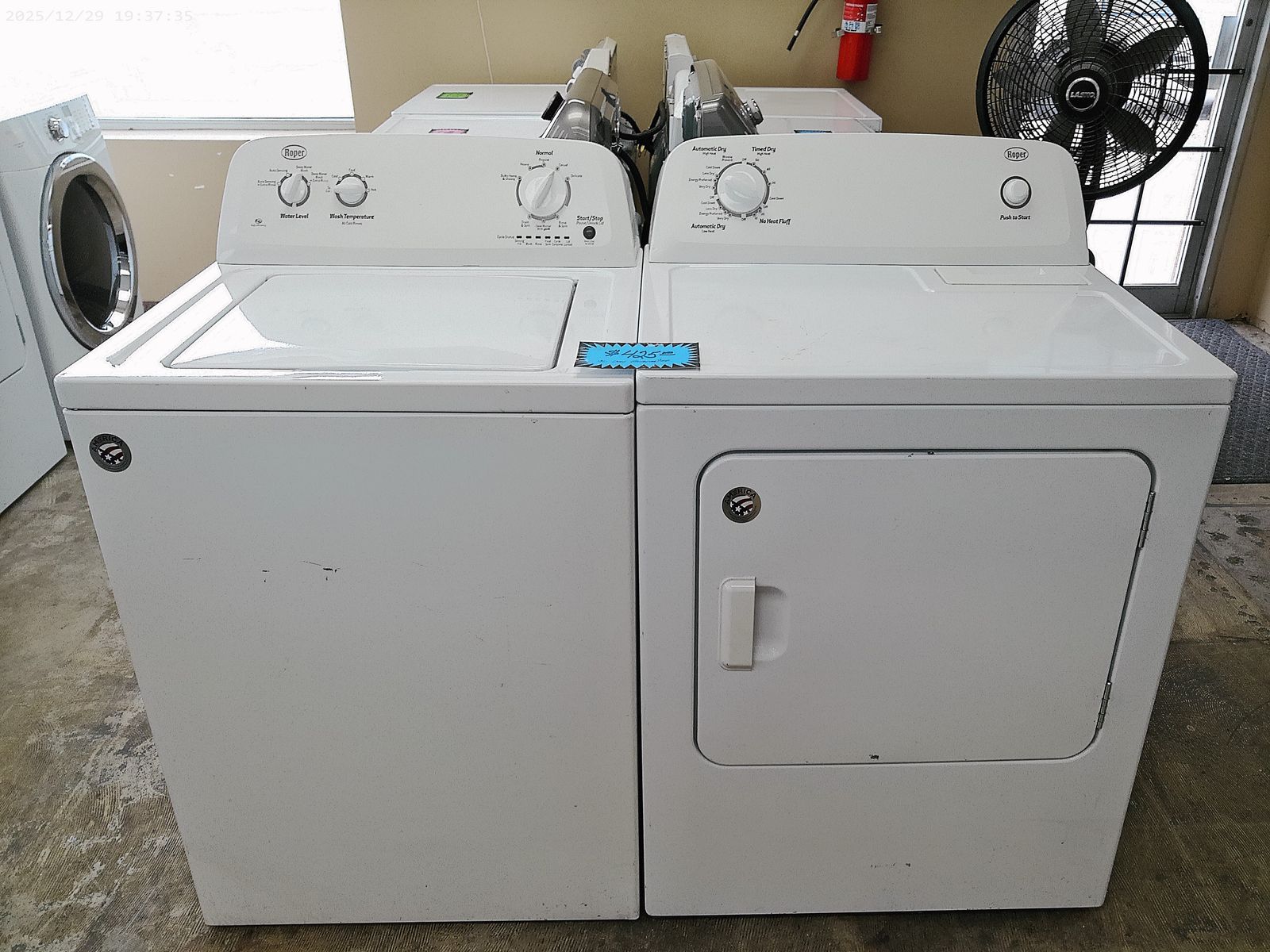 Whirlpool HE Top Load Washer and Dryer~90 Day Guarantee~With Agitator