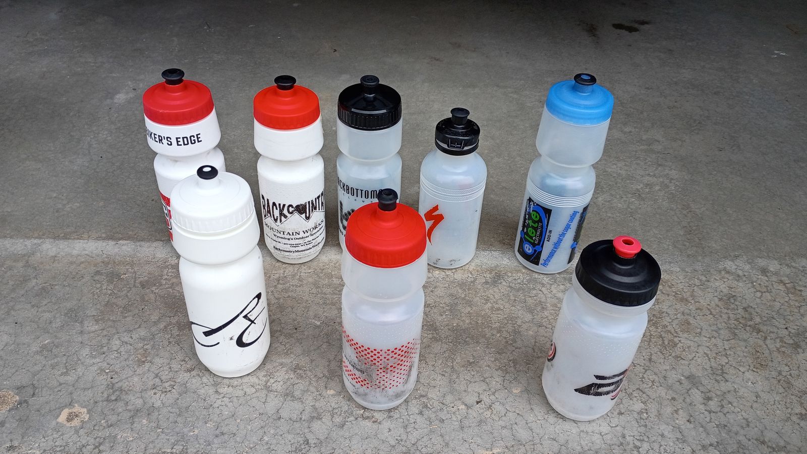 Cycling water bottles